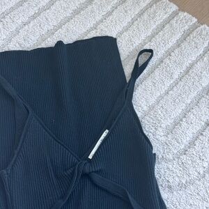 Abercrombie twist midi knit dress